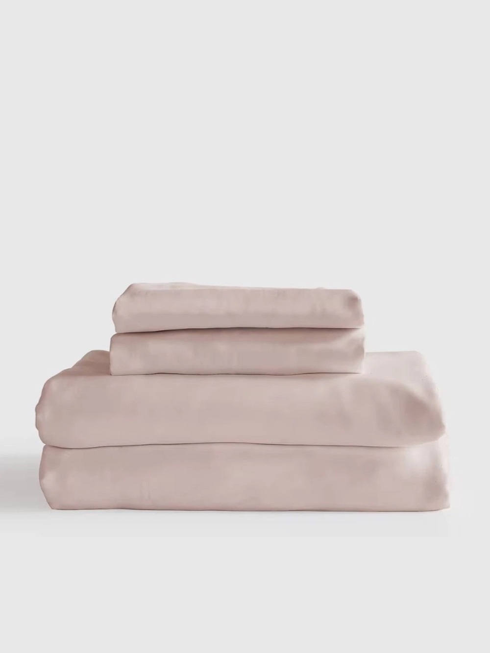 NWT QUINCE Bamboo Sheet Set Twin Soft Blush 1163